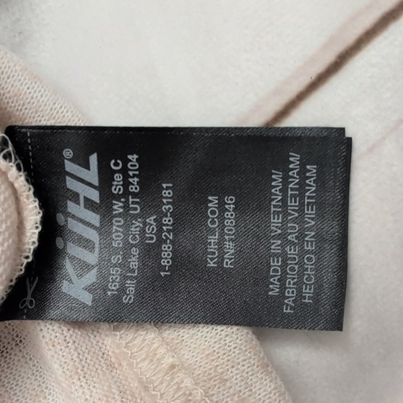 Kuhl Sylvie Sweater Tan Cream Color Size XL Extra Large Stripes and Lightweight - Picture 4 of 6